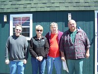 GroupRelayWinnersMatch1  Group Relay Winners - Match 1 -4-26-15 -  Bob Shields, Dianne Hoover, Irv Claar, George Kruchinsky