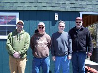 GroupRelayWinnersMatch2  Group Relay Winners - Match 2 - 4-26-15 - Dave Parker, Tom Podolinsky, Bob Shields, John Hoover