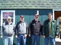 ScoreRelayWinnersMatch1  Score Relay Winners Match 1 -4-26-15 - Matt Kline, Ray Bellotti, John Hoover, Seve Brennen